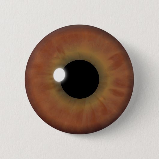 Badge Rond 5 Cm Custom Cool Brown Eye Iris Eyeball Round Buttons (Devant)