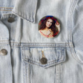 Badge Rond 5 Cm Custom Happy Birthday faisons la fête (En situation)