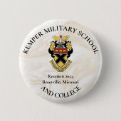 Badge Rond 5 Cm Custom Kemper École militaire et réunion du collèg (Devant)