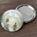 Badge Rond 5 Cm Custom Pure Worship 2025 Convention JW Gifts Pin<br><div class="desc">Ce bouton à épingles avec une décoration fleurie est un bel accessoire pour montrer votre excitation pour le Pure Worship 2025 Convention des Témoins de Jéhovah. Personnalisé et personnalisé dans votre langue préférée !</div>