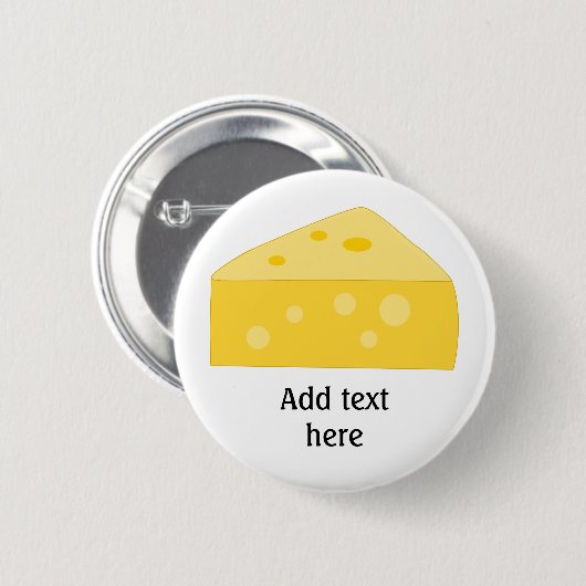 Badge Rond 5 Cm Customiser ce graphique Big Cheese (Devant & derrière)