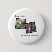 Badge Rond 5 Cm Customizable Pet Pin Button (Devant)