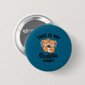 Badge Rond 5 Cm Cute Bee Couple Snuggle Cuddle  (Devant & derrière)