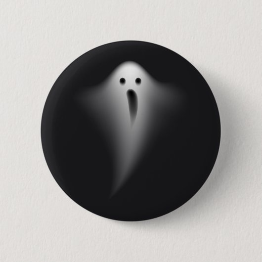 Badge Rond 5 Cm Cute Black Ghost (Devant)