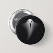 Badge Rond 5 Cm Cute Black Ghost (Devant & derrière)