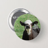 Badge Rond 5 Cm Cute Calf (Devant & derrière)