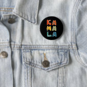 Badge Rond 5 Cm Cute Chat Letting Positif (En situation)
