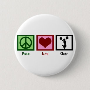 Badge Rond 5 Cm Cute Cheerled
