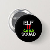 Badge Rond 5 Cm Cute Christmas Cheer Elf Squad Santa's Helper (Devant & derrière)