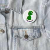 Badge Rond 5 Cm Cute Dinosaur Personnalisé (En situation)
