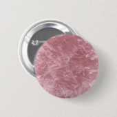 Badge Rond 5 Cm Cute Elegant Bébé tendance rose Quartz Rose Crysta (Devant & derrière)