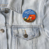 Badge Rond 5 Cm Cute Kid Foxes Camping Anniversaire Fête Favoriser (En situation)