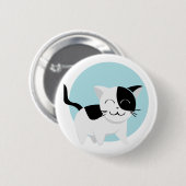 Badge Rond 5 Cm Cute Kitten (Devant & derrière)