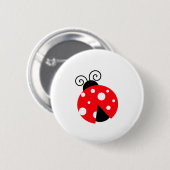 Badge Rond 5 Cm Cute Ladybug (Devant & derrière)