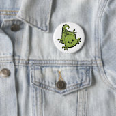 Badge Rond 5 Cm Cute Lil' Lizard (En situation)