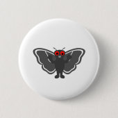 Badge Rond 5 Cm Cute Mothman (Devant)
