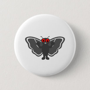 Badge Rond 5 Cm Cute Mothman