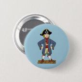 Badge Rond 5 Cm Cute Pirate Lad (Devant & derrière)