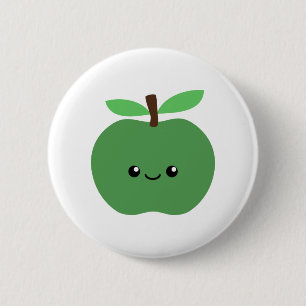 Badge Rond 5 Cm Cute pomme