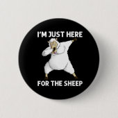 Badge Rond 5 Cm Cute Sheep (Devant)