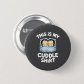 Badge Rond 5 Cm Cute Sleeng Bee This Is My Cuddle  (Devant & derrière)
