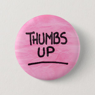 Badge Rond 5 Cm Cute Thumbs Up Graphics Cool Thumbs Up Image