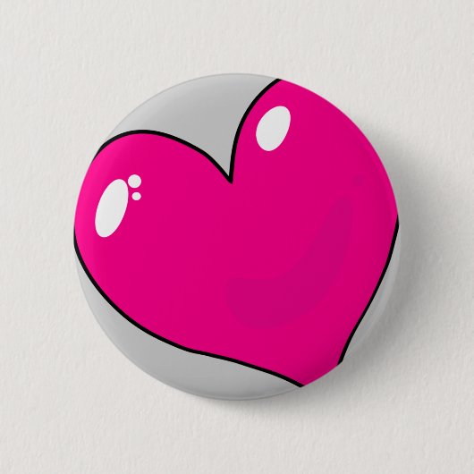 Badge Rond 5 Cm Cute Valentines (Devant)