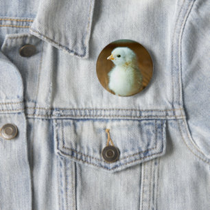 Badge Rond 5 Cm Cutest Baby Animals Baby Chick