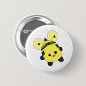 Badge Rond 5 Cm Cutie Bee (Devant & derrière)