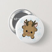 Badge Rond 5 Cm Cutie Deer (Devant & derrière)
