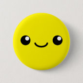 Badge Rond 5 Cm Cutie jaune (Devant)