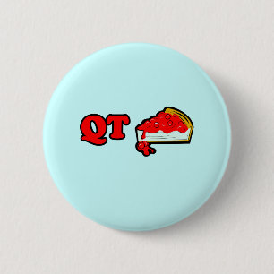 Badge Rond 5 Cm Cutie Pie - T-shirt bébé QT Pie