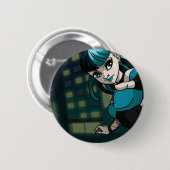Badge Rond 5 Cm Cybergoth (Devant & derrière)