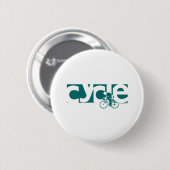 Badge Rond 5 Cm Cycle (Devant & derrière)