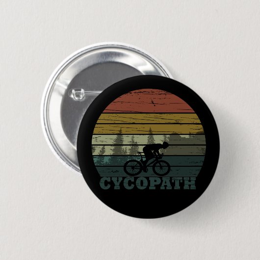 Badge Rond 5 Cm cyclisme hors route à vélo (Devant & derrière)