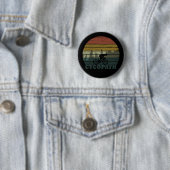 Badge Rond 5 Cm cyclisme hors route à vélo (En situation)