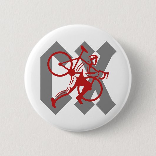 Badge Rond 5 Cm Cyclocross (Devant)