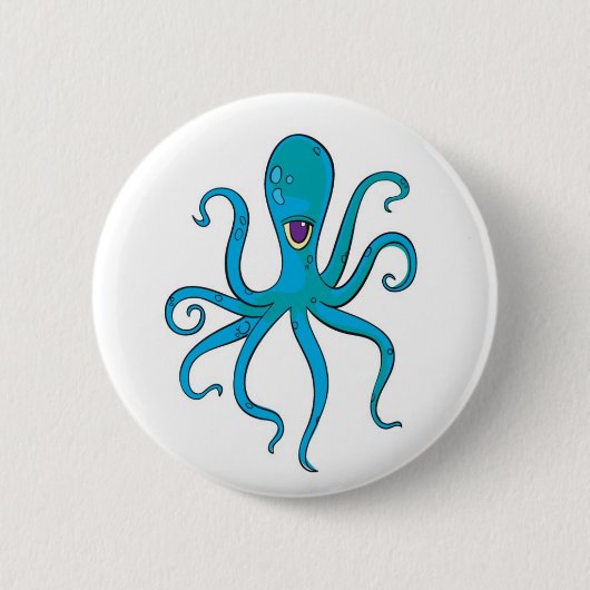 Badge Rond 5 Cm Cycloptopus (Devant)