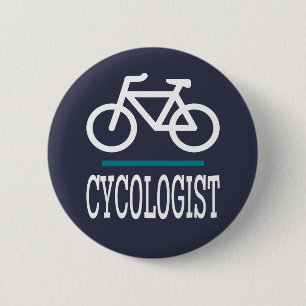 Badge Rond 5 Cm CYCOLOGIST Vélo vélo vélo vélo drôle nouveauté