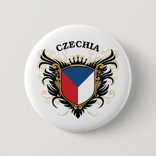 Badge Rond 5 Cm Czechia