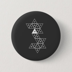 Badge Rond 5 Cm D20 déroulé