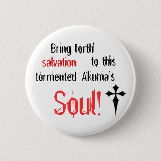 Badge Rond 5 Cm D. Bouton gris d'homme (Devant)