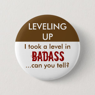 Badge Rond 5 Cm D&D - Badass