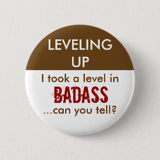 Badge Rond 5 Cm D&D - Badass