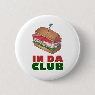 Badge Rond 5 Cm Da Club Turkey Club Sandwich Diner Foody Diner