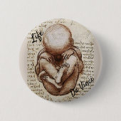Badge Rond 5 Cm Da Vinci Life (Devant)