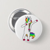 Badge Rond 5 Cm Dab licorne (Devant & derrière)