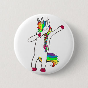 Badge Rond 5 Cm Dab licorne