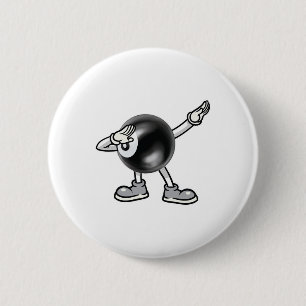Badge Rond 5 Cm Dabbing Billiards Ll Tee Garçons Dab Dance Cadeaux