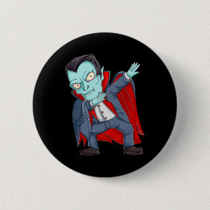 Badge Rond 5 Cm Dabbing Dracula Vampire Chemises Toddler Halloween